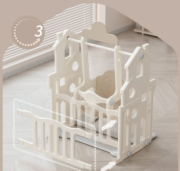 Детский манеж с ковриком 4в1 Terrio "Sleepy L" 180х200 см TQ-208L фото