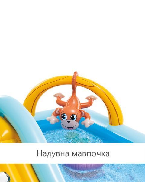 Детский надувной бассейн "Jungle" с горкой и фонтанчиком Intex 57161 57161 фото