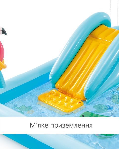 Детский надувной бассейн "Jungle" с горкой и фонтанчиком Intex 57161 57161 фото