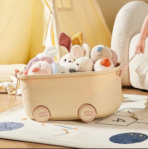 Ящик для іграшок на колесах Terrio &ldquo;Birdy&rdquo; Рожевий 64х42,5х36 см TM-992P фото