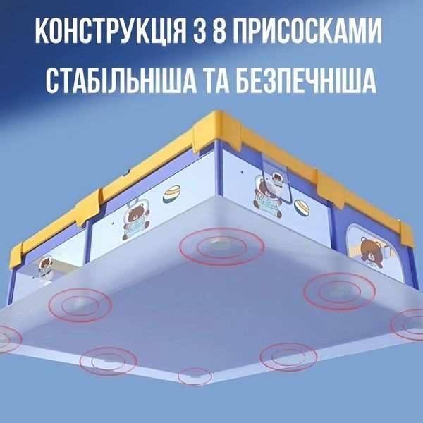 Детский манеж Terrio Bear XL 180х200 см с двумя ручками и 60 разноцветными мячами TQ-315XL фото
