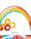 Детский надувной бассейн Rainbow с горкой, кольцами и фонтанчиком Intex 57453 57453 фото 4