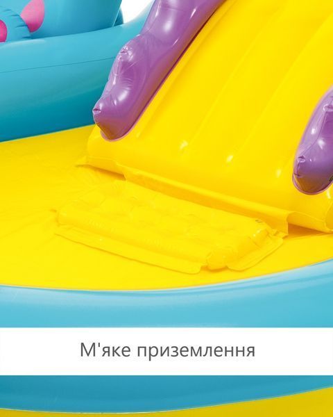 Детский надувной бассейн "Dinoland" с горкой и фонтанчиком Intex 57135 57135 фото