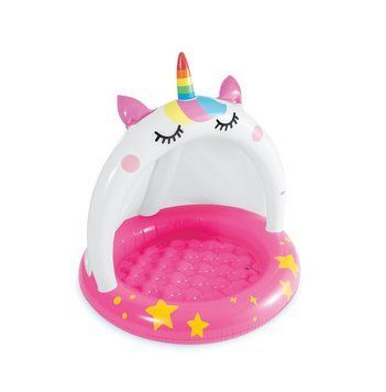 Детский надувной бассейн с накрытием "Unicorn" Intex 58438 58438 фото