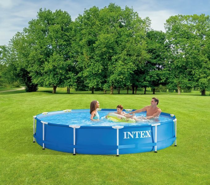 Каркасный бассейн Intex 28212 (76*366 см. объем: 6503 л. картриджный фильтр-насос 2006 л/ч) 28212 фото