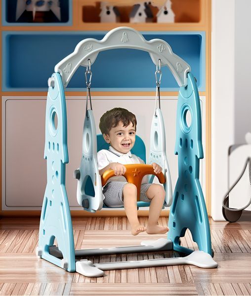 Игровой комплекс 3в1 Terrio "Space" Оранжево-голубой TI-323G фото