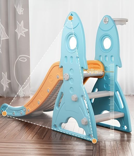 Игровой комплекс 3в1 Terrio "Space" Оранжево-голубой TI-323G фото