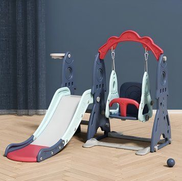Игровой комплекс 3в1 Terrio "Space" Красно-синий TI-323B фото