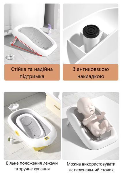 Дитяча підставка Terrio у ванну з регульованою висотою TD-968G фото