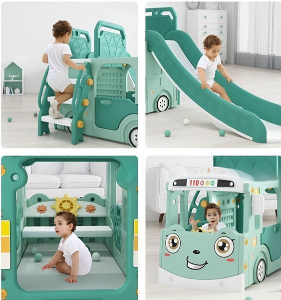 Ігровий комплекс 3в1 Terrio &ldquo;Trainy&rdquo; Синьо-білий TI-330B фото