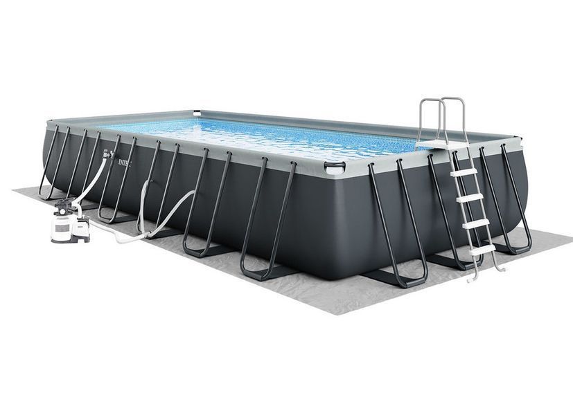 Каркасный бассейн Intex 26364 Ultra Frame (732*366*132см, лестница, фильтр-насос, подстилка, тент) 26364 фото