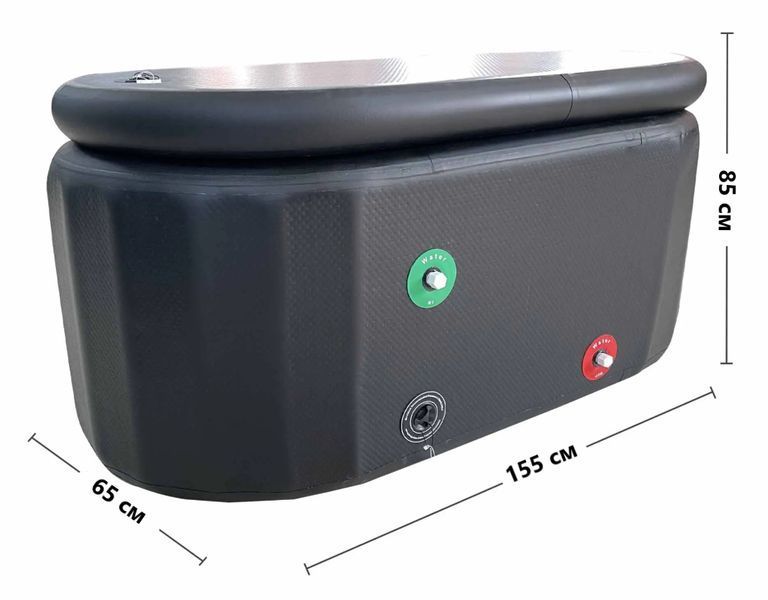 Надувна крижана ванна Ice Bath Spa 155х85х65 см BS0025 фото