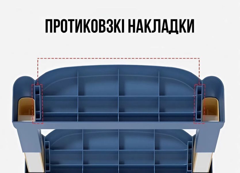 Дитяча приставка Terrio до унітазу зі сходами та ручками Синя TD-963B фото