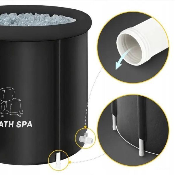 Круглый каркасный бассейн "Ice Bath Spa" для ледяной ванны 80 х 80 см BS0023 фото