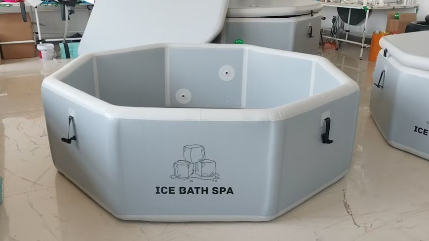 Надувная ледяная ванна Ice Bath Spa Premium, термованная, для холодных ванн и восстановление 200х65 см. BS0027 фото