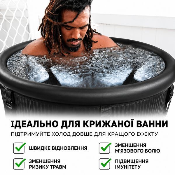 Силиконовая форма для большого льда для ледяных ванн 1,1 кг (2 шт) BS0030 фото