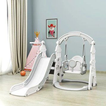 Детский игровой комплекс 3в1 Terrio "Castle" Серый TI-340G фото