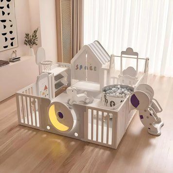 Детский манеж с ковриком 9в1 Terrio "Luna Maxi" 180x200 см TQ-210L фото