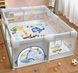 Детский манеж Terrio Dinosaur L 150х180 см Салатовый с двумя ручками и 60 разноцветными мячами TQ-313Z фото 4